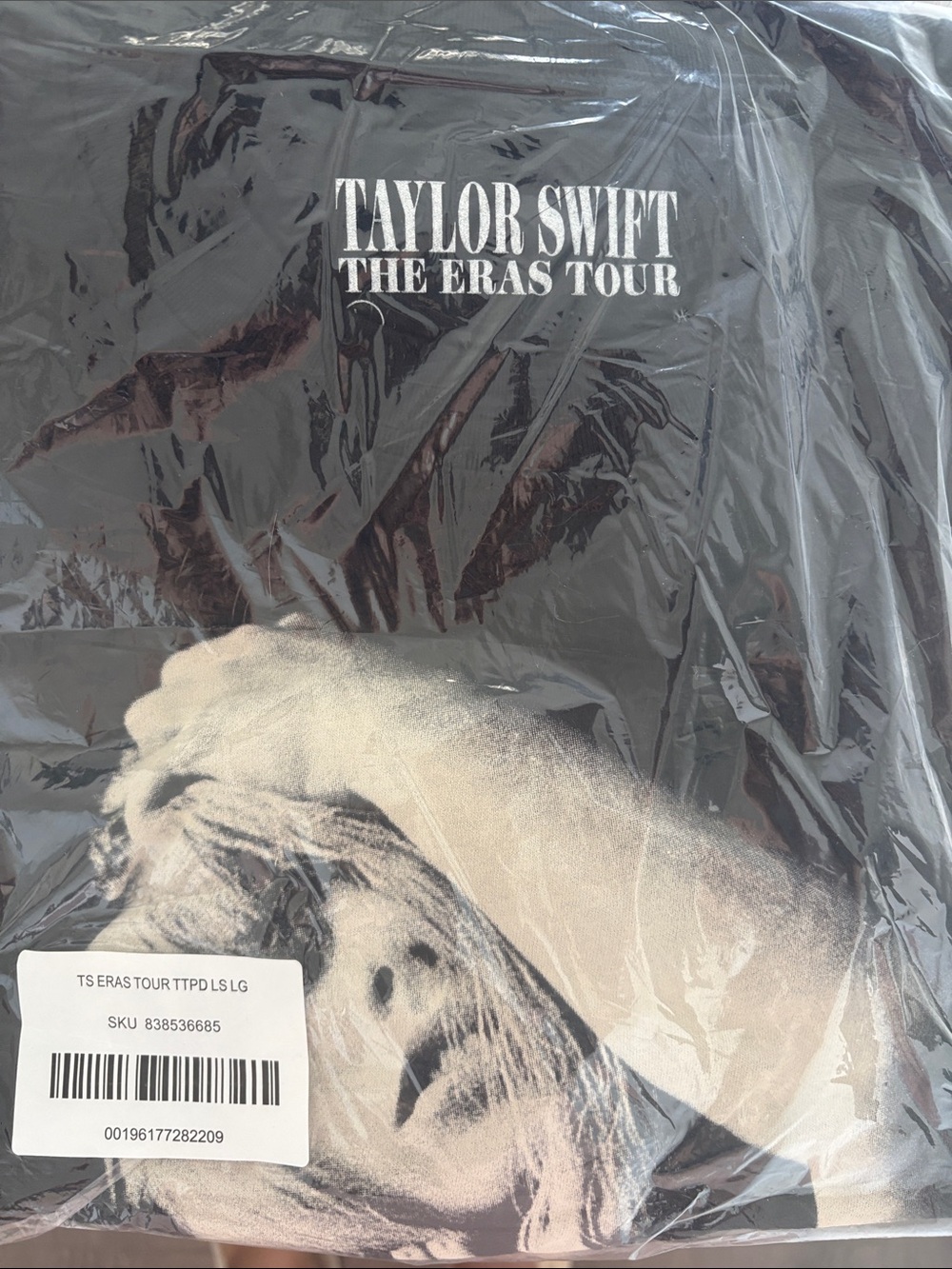Taylor Swift Black Graphic 'The Eras Tour' Short Sleeve Tee